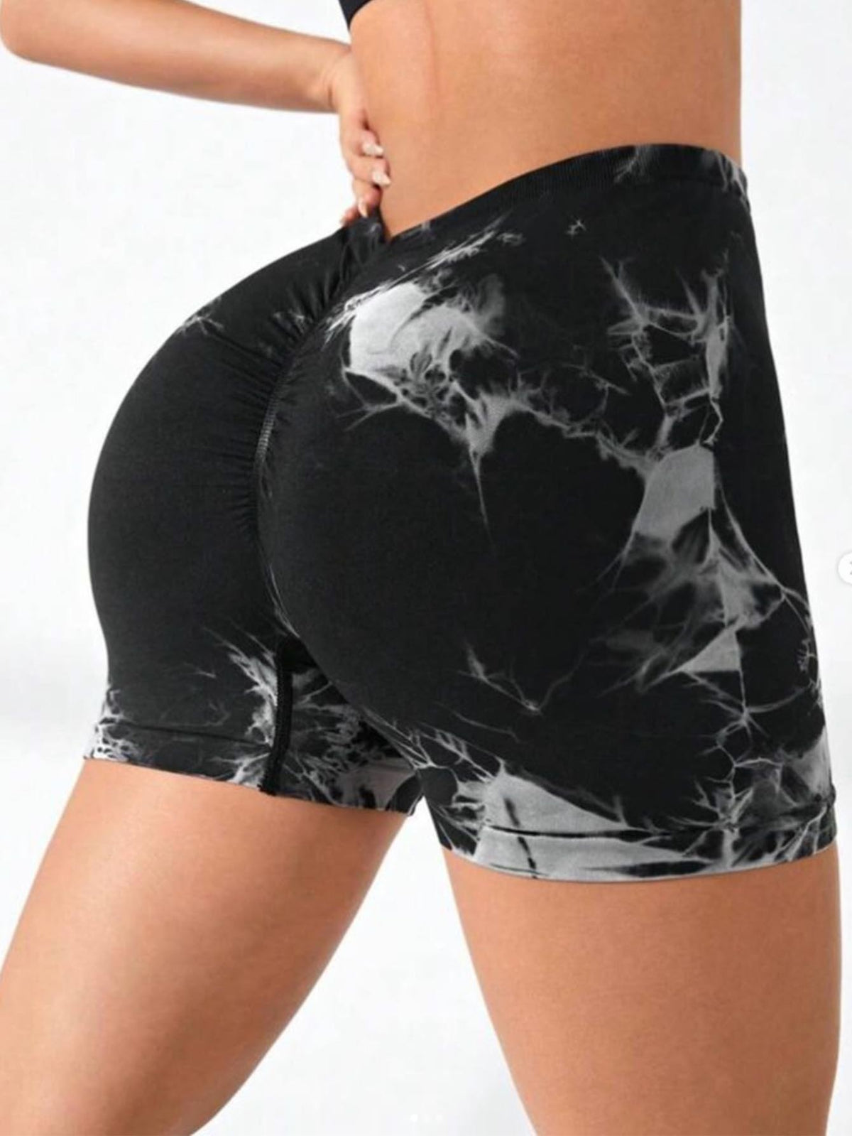 3 PACK Tie Dye Active Wear Shorts